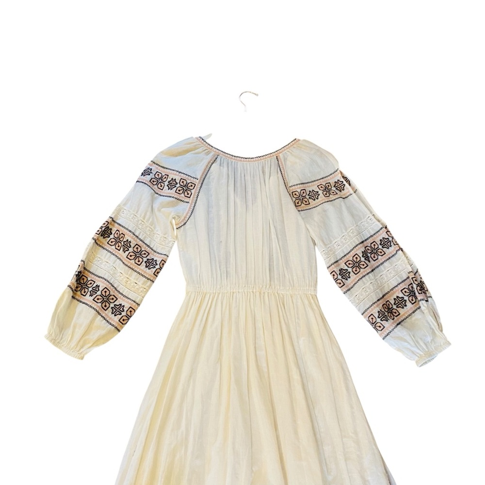 Love shack fancy Maxi Isla Boho Peasant Embroidered dress size XS - Picture 5 of 12